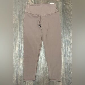 Aerie Chill Play Move High Rise 7/8 Leggings XL Brown NWT Athletic Yoga Pants